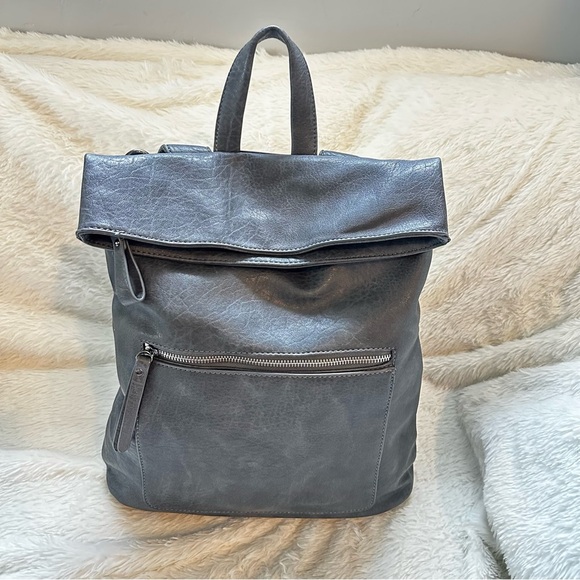 Urban‎ Expressions Gray Minimalist Backpack - Picture 2 of 9